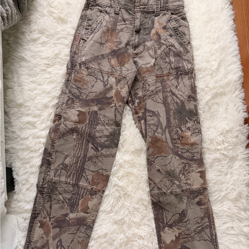Hollister Men's Brown Camouflage Cargo Pants